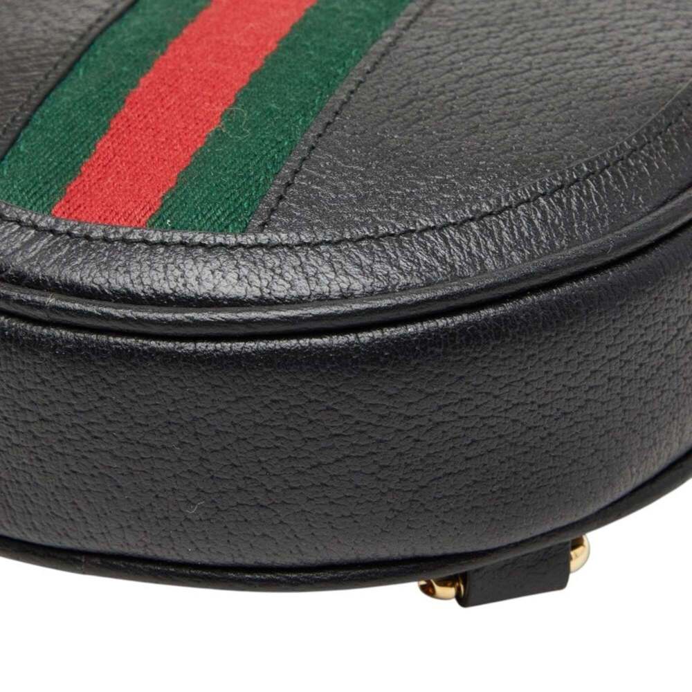 GUCCI Authentic Black Leather Backpack - Picture 4 of 8